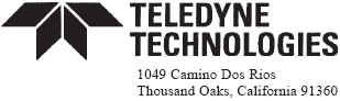 (TELEDYNE TECHNOLOGIES)